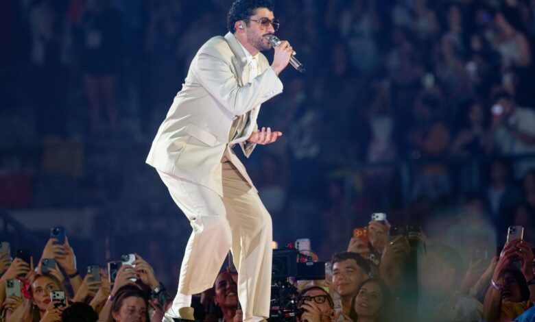Concierto de Bad Bunny en Milán interrumpido y cancelado por granizada Concierto de Bad Bunny en Milán interrumpido y cancelado por granizada